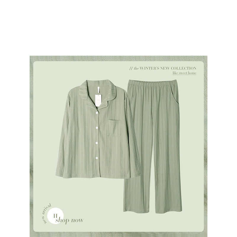 2023 nuevos pijamas de las mujeres primavera y otoño Algodón puro manga larga más tamaño vestir prendas exteriores desgaste del hogar traje