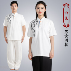大業亨通夏太極シャツ太極tシャツ印祥雲太極シャツtシャツ成人共同購入卸売り