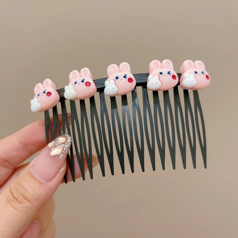 2025 nuevos niños lindo peine de pelo roto niña frente flequillo insertado peine horquilla niña parte posterior de la cabeza horquilla tocado