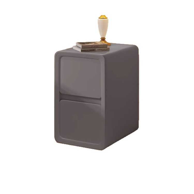 Mesita de noche de madera maciza Gabinete de almacenamiento doméstico pequeño simple y moderno Gabinete de almacenamiento de manteca de mantequilla Gabinete de almacenamiento de dormitorio