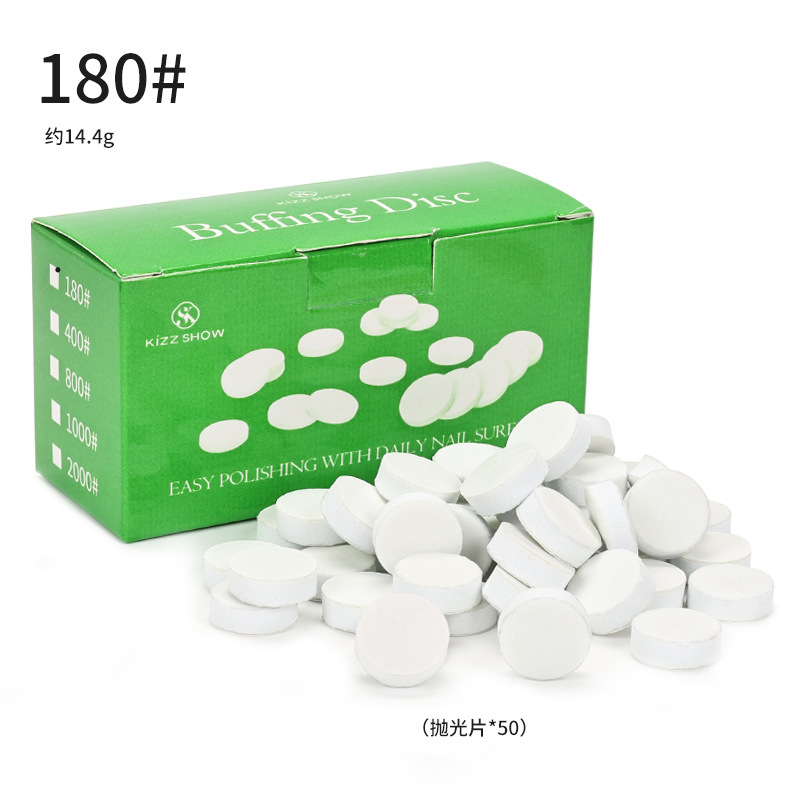 Transfronteriza nueva caja de manicura 50 unidades pulido piezas de arena 15mm pulido piezas de arena herramientas de pulido traje