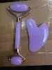 [Roller Massager + Gua Sha Board]-Purple