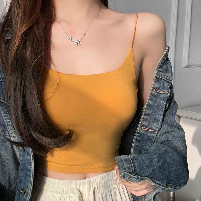 Quality yellow top with cups