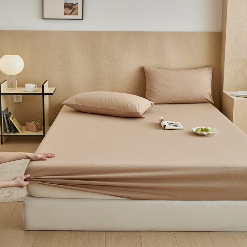 Sombrilla de cama de algodón puro pieza individual 100 algodón Simmons funda protectora de colchón todo incluido funda de cama funda de cama 2025 nuevo 3