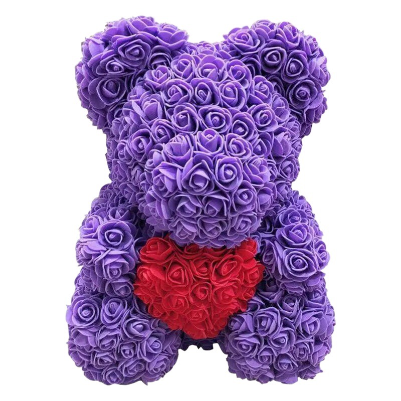 Cross-Border Nueva Rosa Corazón Oso jabón ramo Día de San Valentín regalo Amazon