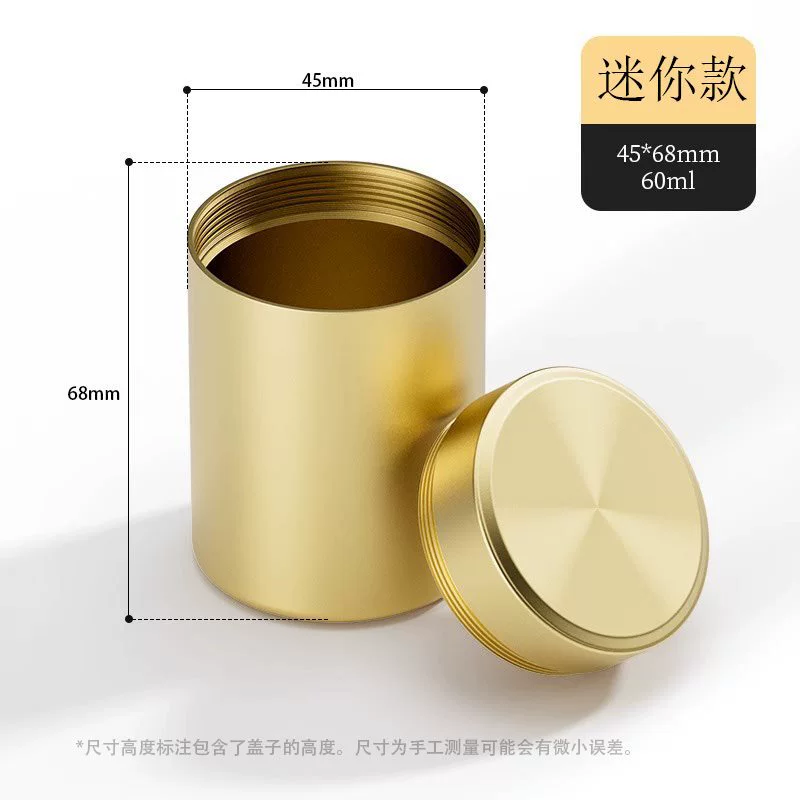 Metal handheld tea for traveling, small box