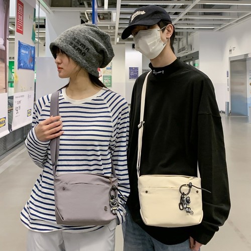 Women's Crossbody Bag 2025 New Style Fashion Versatile Canvas Bag Lightweight Waterproof Casual Walking Nylon Small Backpack for Women