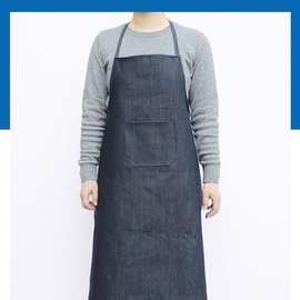 成人牛仔围裙劳保工作围裙耐磨加厚电焊工业帆布围裙工作服防护服