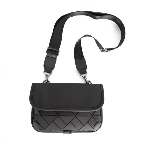 2024 New Arrival Rhomboid Bag Men's Fashionable Korean-style Crossbody Bag Outdoor All-match Shoulder Bag Distinctive Fashionable Small Satchel