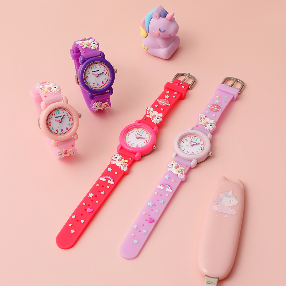 Cartoon Style Cartoon Buckle Quartz Kids Watches display picture 2