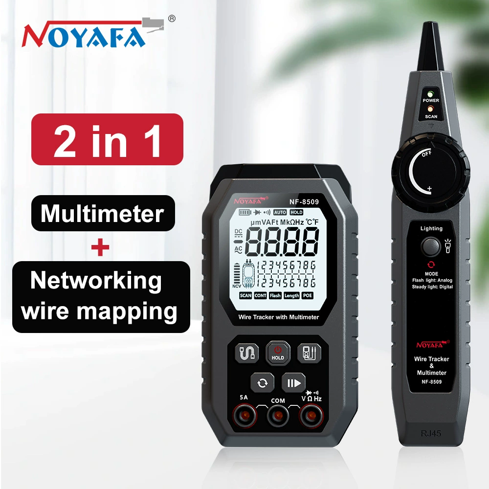 NOYAFA NF-8509 Английская версия Line Finder Кабельный трассир Цифровой мультиметр