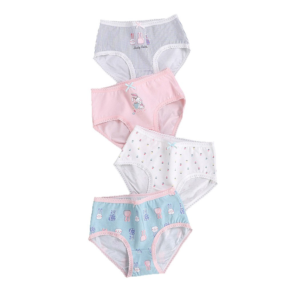 Calzoncillos para niñas, pantalones cortos antibacterianos para niños de algodón coreano