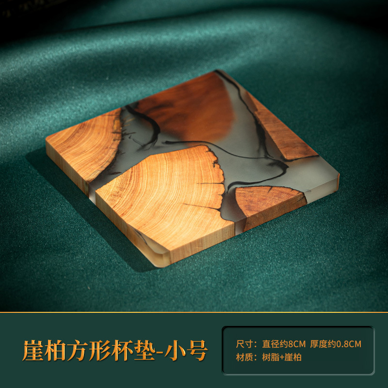 Estilo japonés hecho a mano cedro yabei montaña vino té Zen Junta creativa olla estera bandeja de madera ceremonia del té juego de té a juego cero Accesorios