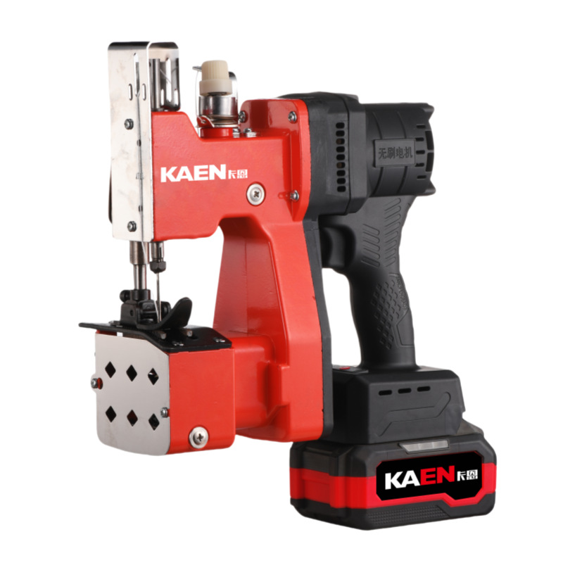 Máquina de sellado de alta velocidad sin escobillas de batería de litio Almacén de fábrica Productos químicos Logística exprés Máquina de sellado universal para ensacado de arroz