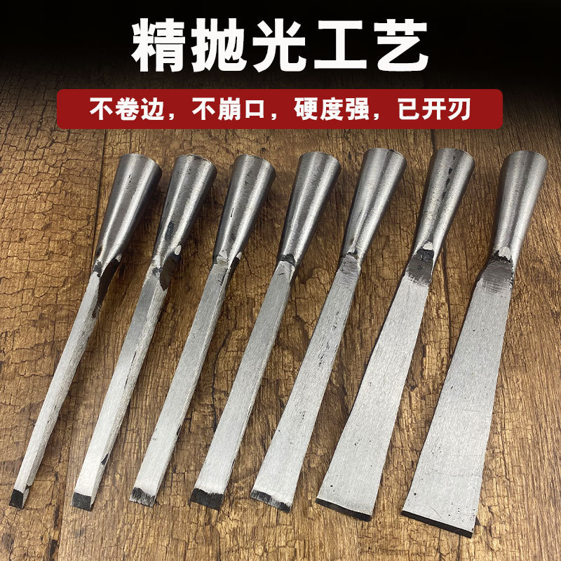 鍛打大工ノミ彫刻専用ノミ刀平刀旧式平ノミ大工工具大全セット|undefined