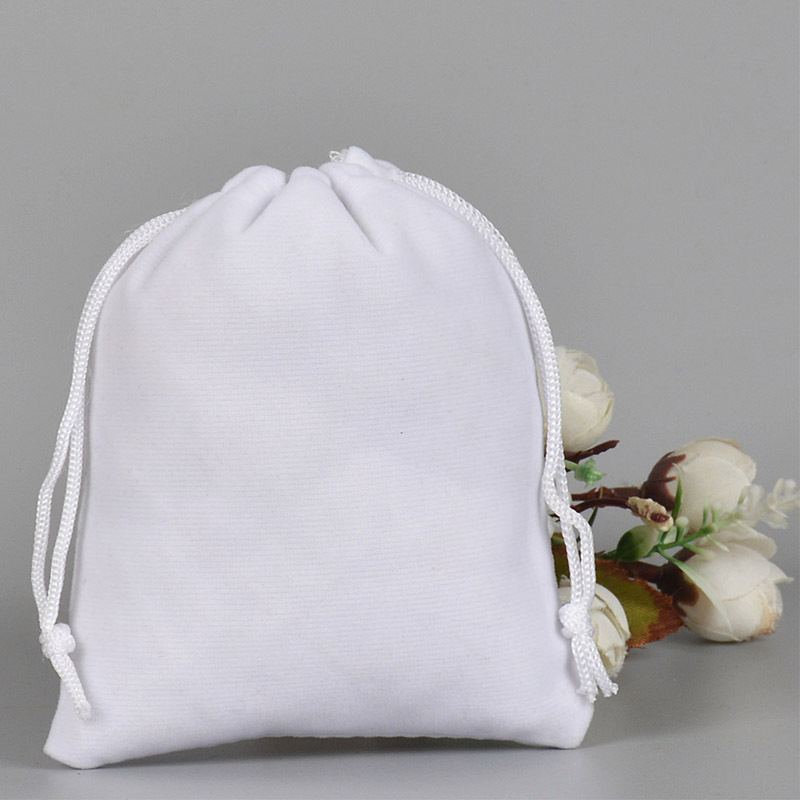 Bolsa de franela grande, embalaje de joyería, bolsillo con cordón de franela, bolsa con cordón de regalo, bolsa de franela de alimentación móvil para auriculares