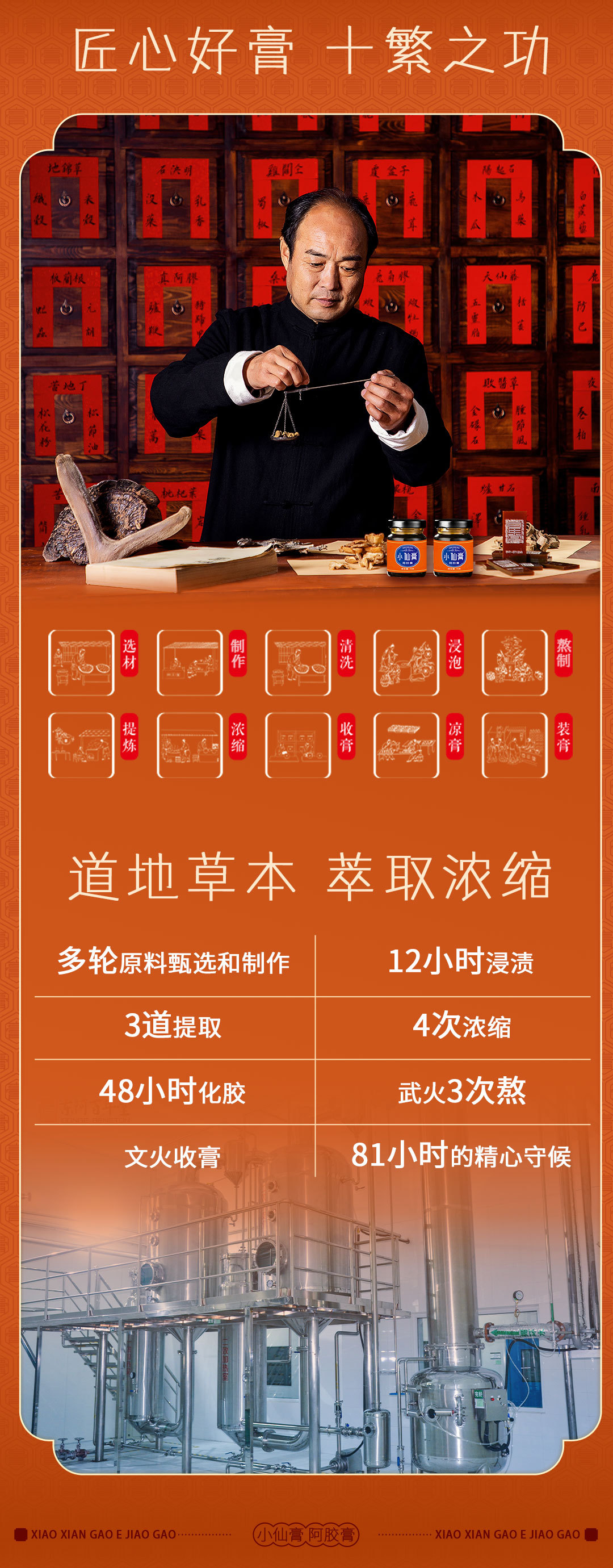 Xiao Xian Gao Ejiao Herbal Paste (Colla Corii Asini) — 210g Gift Box, Ready-to-Eat Herbal Paste quality and texture