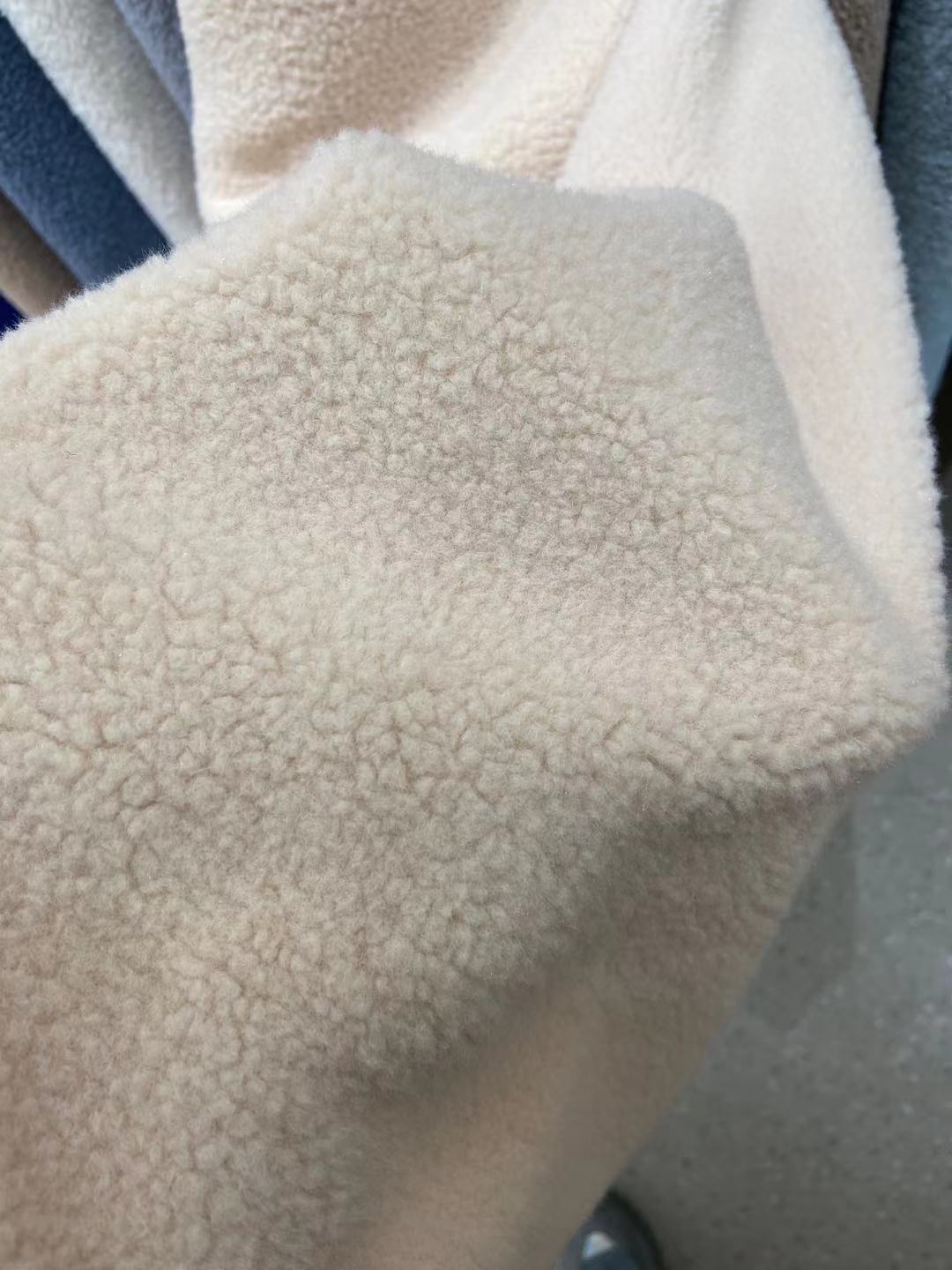 Nuevo en stock super suave Hao cachemir de Cachemira imitación Cachemira grano terciopelo tela Otoño e Invierno ropa juguete bufanda tela
