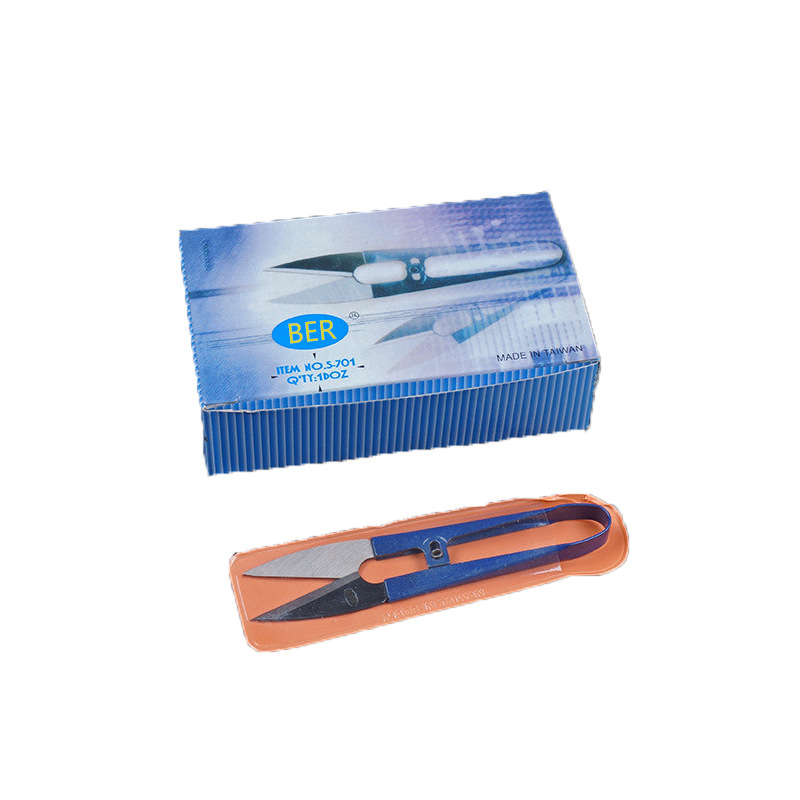 厂家供应外贸U型铆钉柄刀头纺织工业十字绣修边剪刀.工业级剪刀