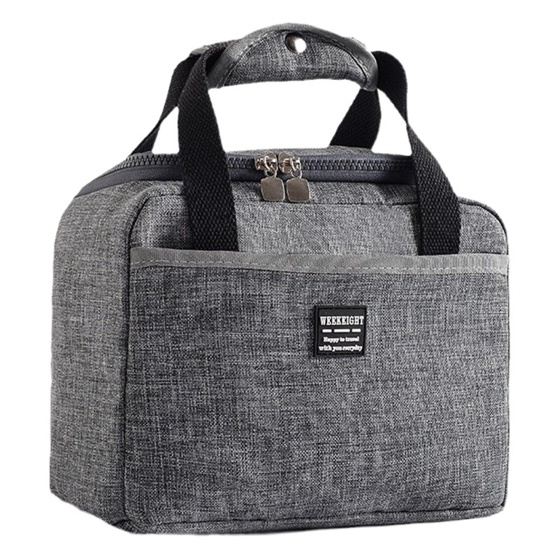 Corea del Sur Oxford bolsa de lonchera de tela bolsa de aislamiento térmico bolsa de almuerzo bolso de oficina trabajador almuerzo bolsa estudiante bolsa de Almuerzo