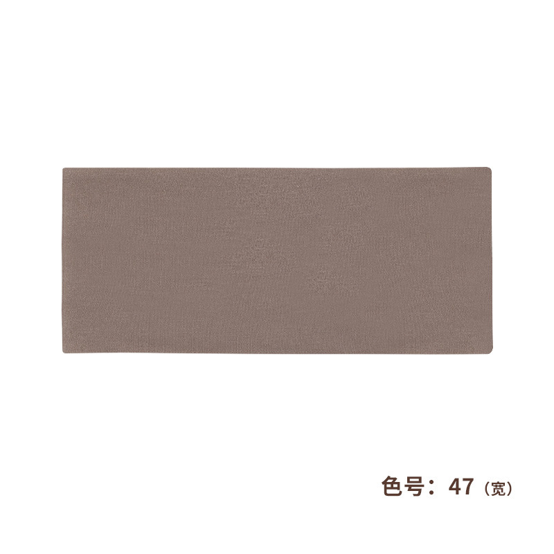 星语跨境运动宽头带瑜伽弹力健身吸汗纯色发带束发带篮球头巾现货|undefined