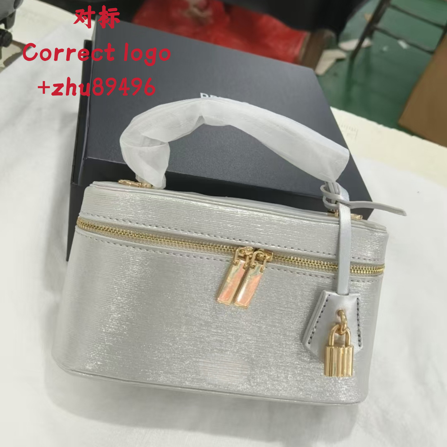 Silver white with gift box