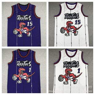 Raptors Jersey Whtesale Raptors McGrady № 15 Картер Картер Вышивка Джерси