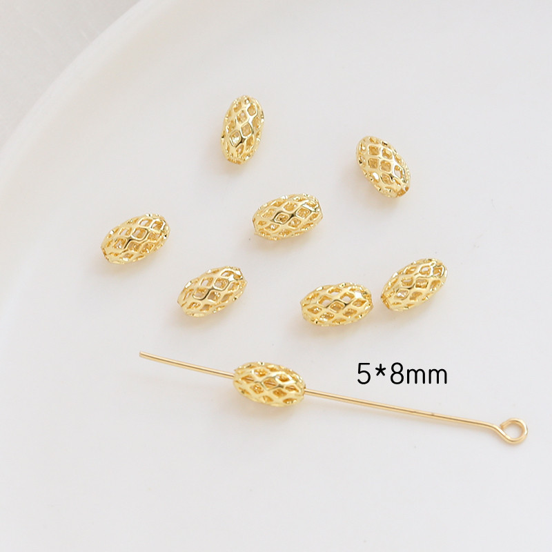 1g Weight Beads Jewelry Making Type DIY Jewelry Accessories Classification 1 Piece Quantity Copper Material Solid Color Pattern Plating Design Simple Style Style 1 Piece Copper Solid Color DIY Jewelry Accessories Beads 18