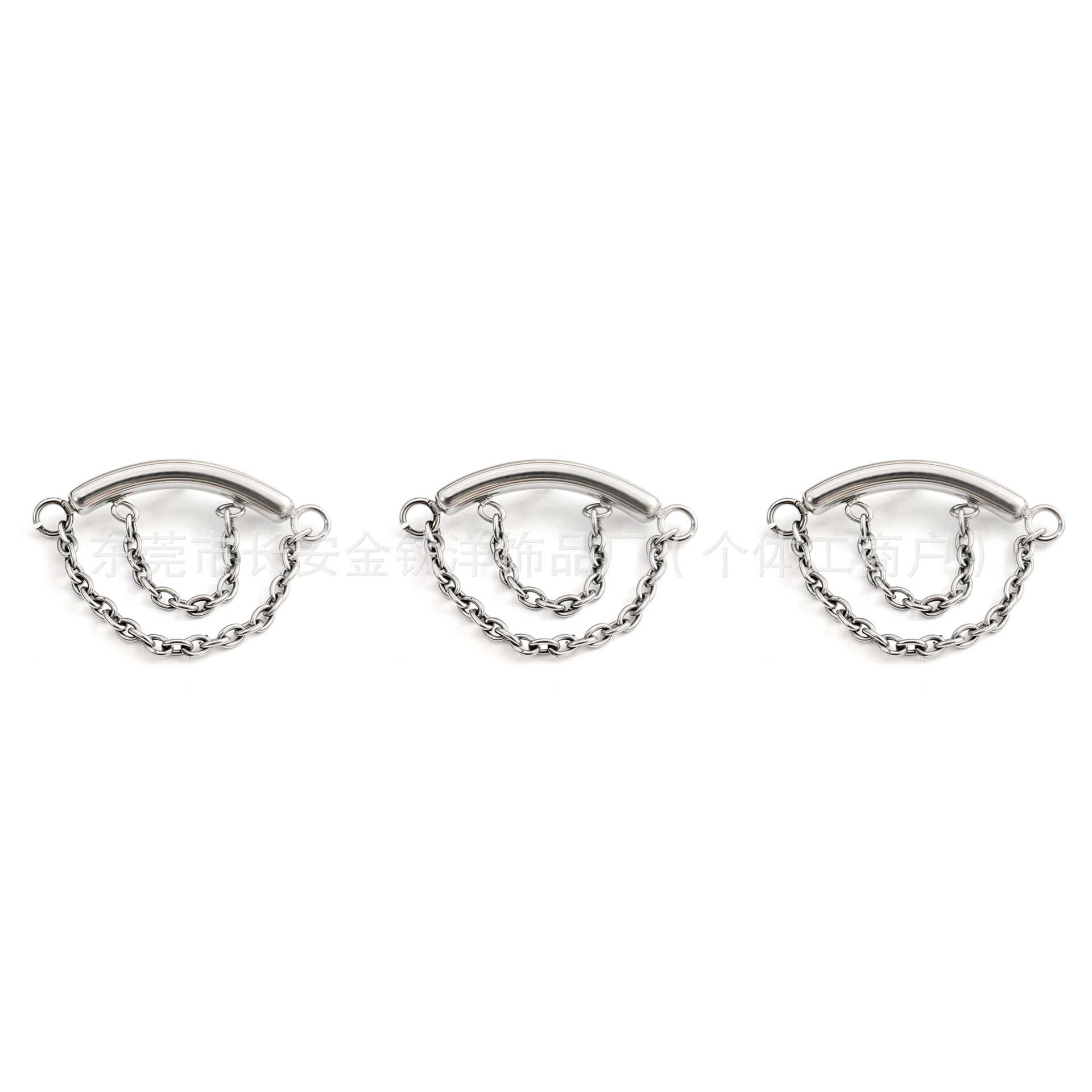 Labret piercing jewelry detail image
