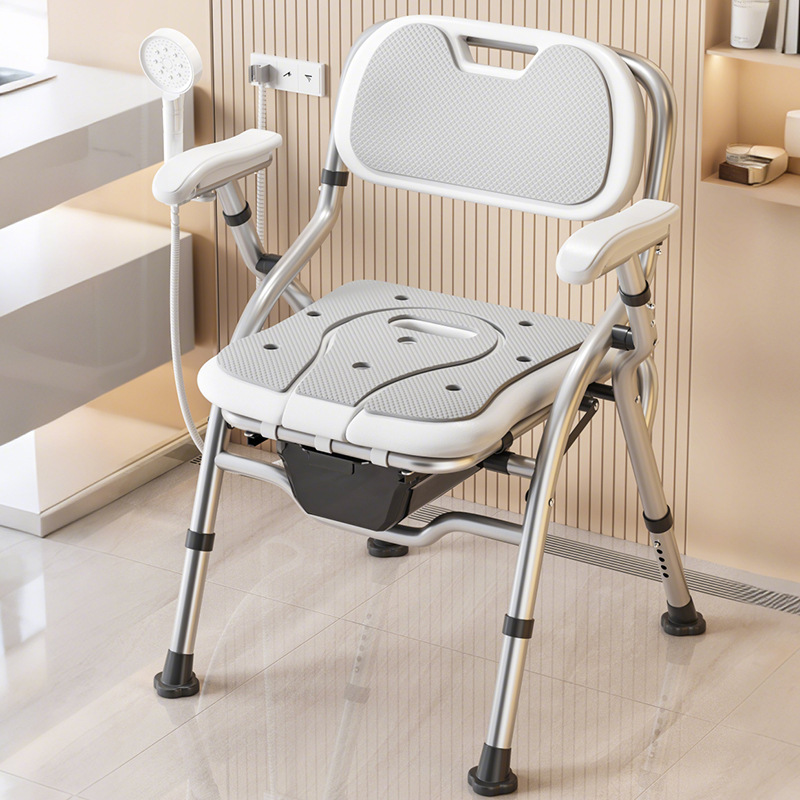 Elderly Bathing Safety Chair Toilet Non-slip Toilet Chair Bathroom Pregnant Women Shower Chair Folding Stool Lifting Chair Elderly Bathing Safety Chair Toilet Non-slip Toilet Chair Bathroom Pregnant Women Shower Chair Folding Stool Lifting Chair