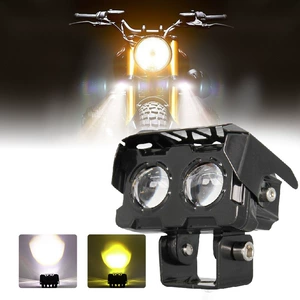 Cross-border LED motorcycle Minion-style hooded spotlight with high and low beam external headlights for electric vehicles and motorcycles
