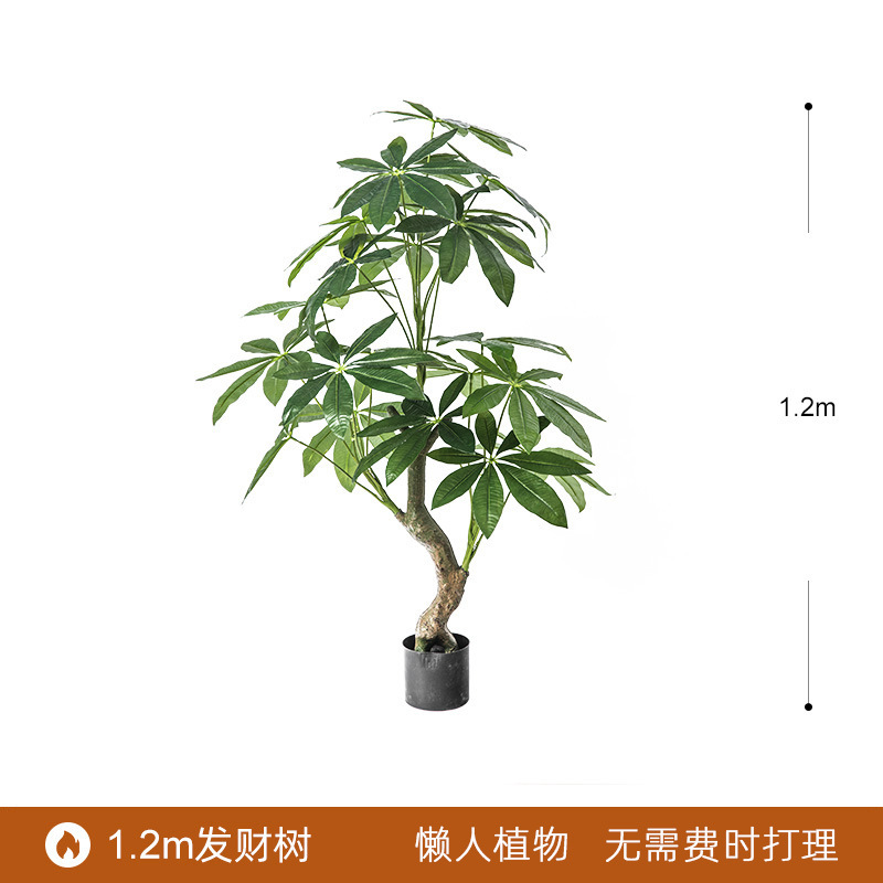 Planta verde artificial bonsai interior gran planta decoración fábrica al por mayor paraíso pájaro plátano decoración paisaje bonsai image 21