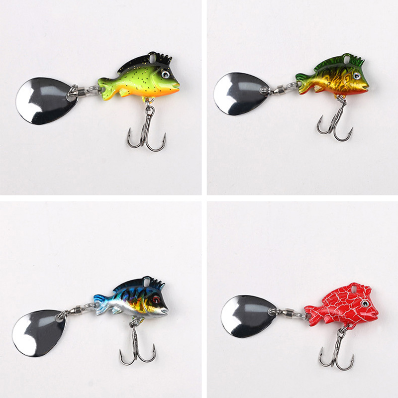 Metal Blade Baits Sinking VIB Lures Spinner Baits Fresh Water Bass Swimbait Tackle Gear