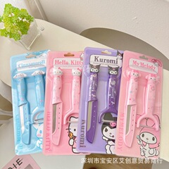 新品マカロンフルーツ皮むきナイフセット乙女心クロミフル多機能皮むきナイフステンレス刃物
