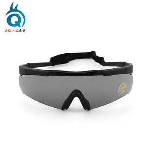 Cross-Border Tactical Shooting Glasses Explosion-Proof Wind and Sand Tactical Goggles Polarized Combat Military Fans Outdoor Cs Windproof Goggles