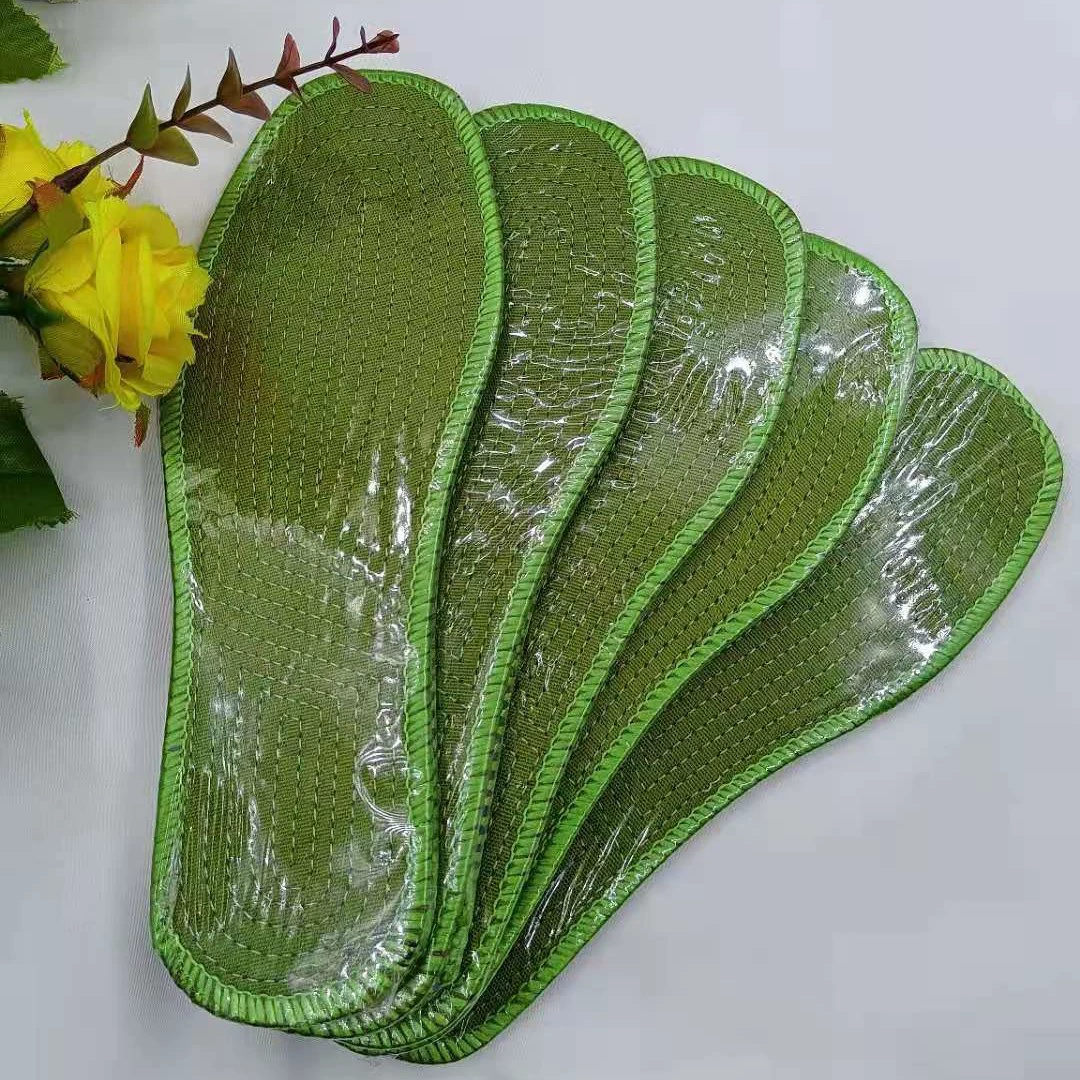 Зеленые тканевые стельки оптом, дезодоранты, Нескользящие, дышащие, впитывающие пот, детские весенние и осенние спортивные стельки