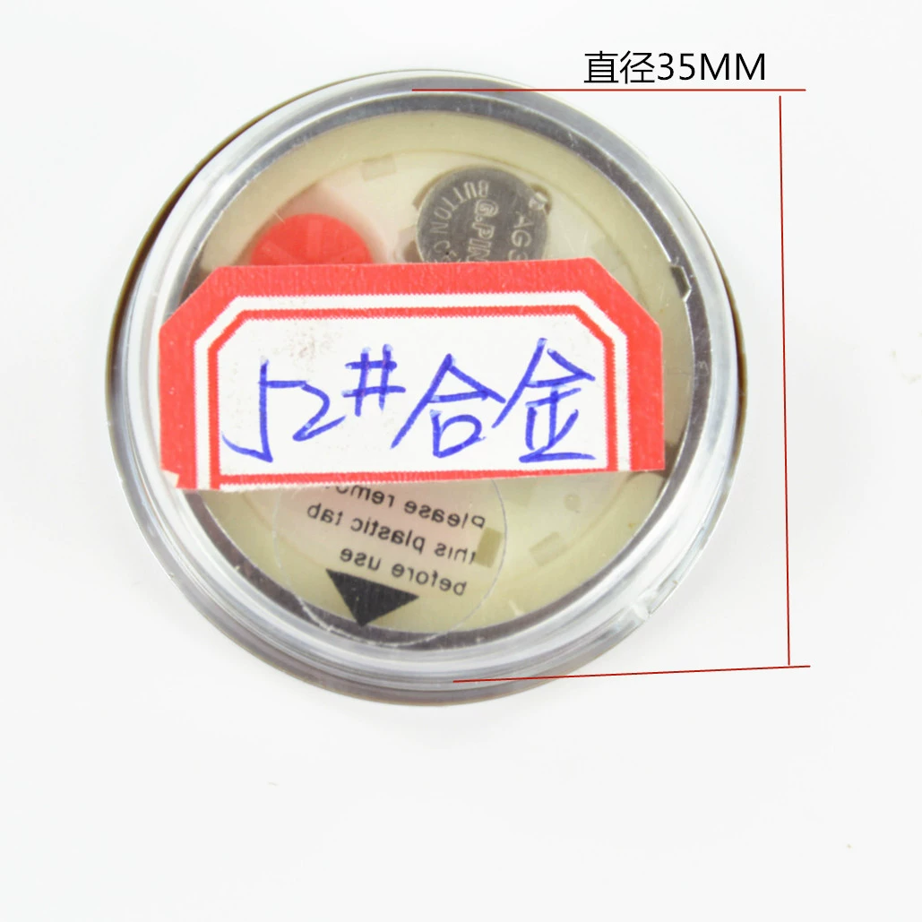 Watch, embedded plastic accessories, diameter 38mm, 38mm
