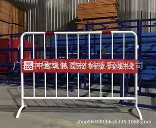 铁马护栏镀锌管临时施工围栏市政隔离路栏道路移动安全防护栏围挡