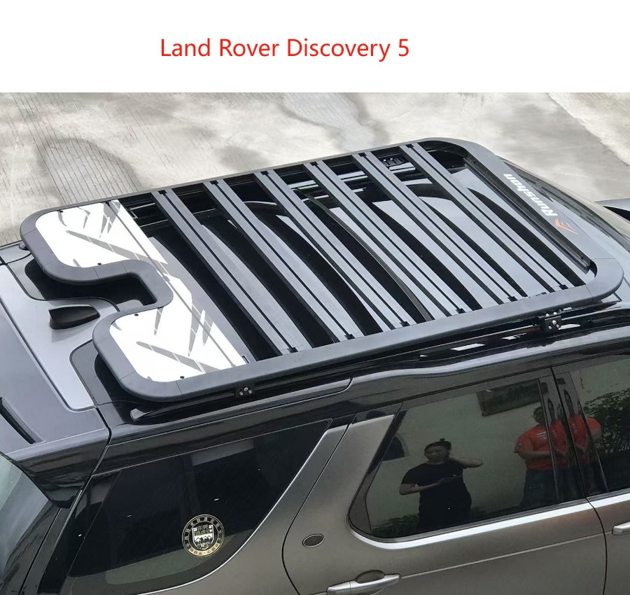 Suitable for Land Rover Discovery 5 Platform Roof Rack Aluminum Alloy Luggage Rack Roof Platform Roof Luggage Frame