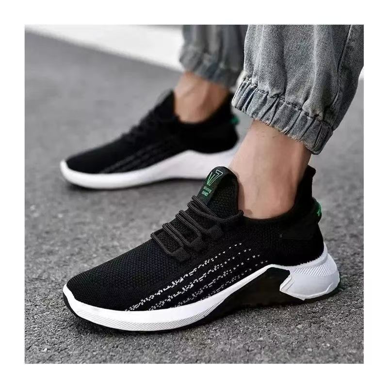 外贸男鞋一件代发厂家直销男士新款春夏透气网鞋休闲运动鞋跑步鞋