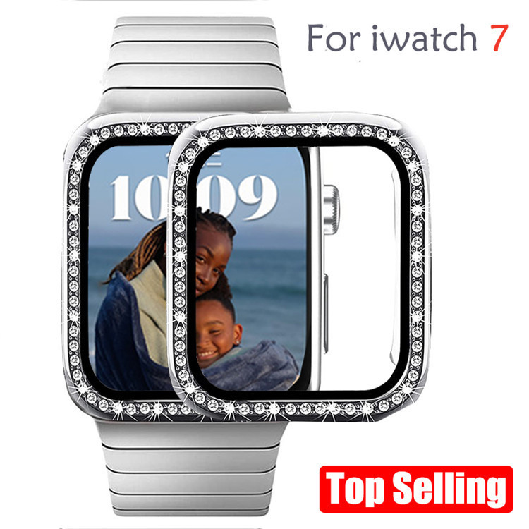 Suitable for iWatch6 Smart Apple Watch Strap Apple One Bead Diamond Strap Spot Factory Wholesale