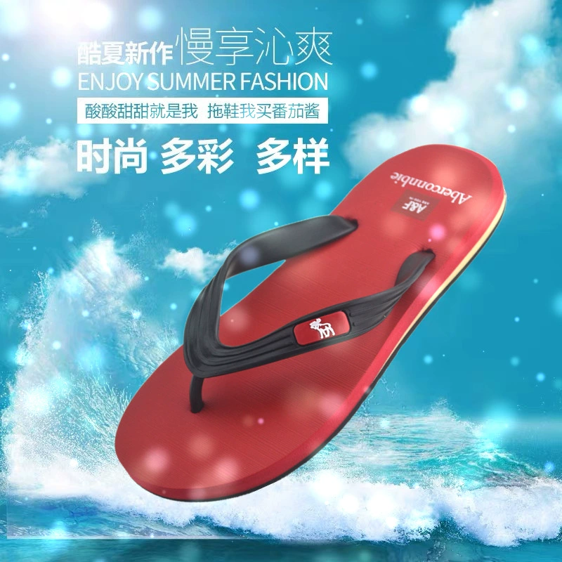 Классические простые мужские сандалии Beckham с оленями, легкие Нескользящие пляжные шлепанцы на толстой подошве в британском, европейском и американском стиле