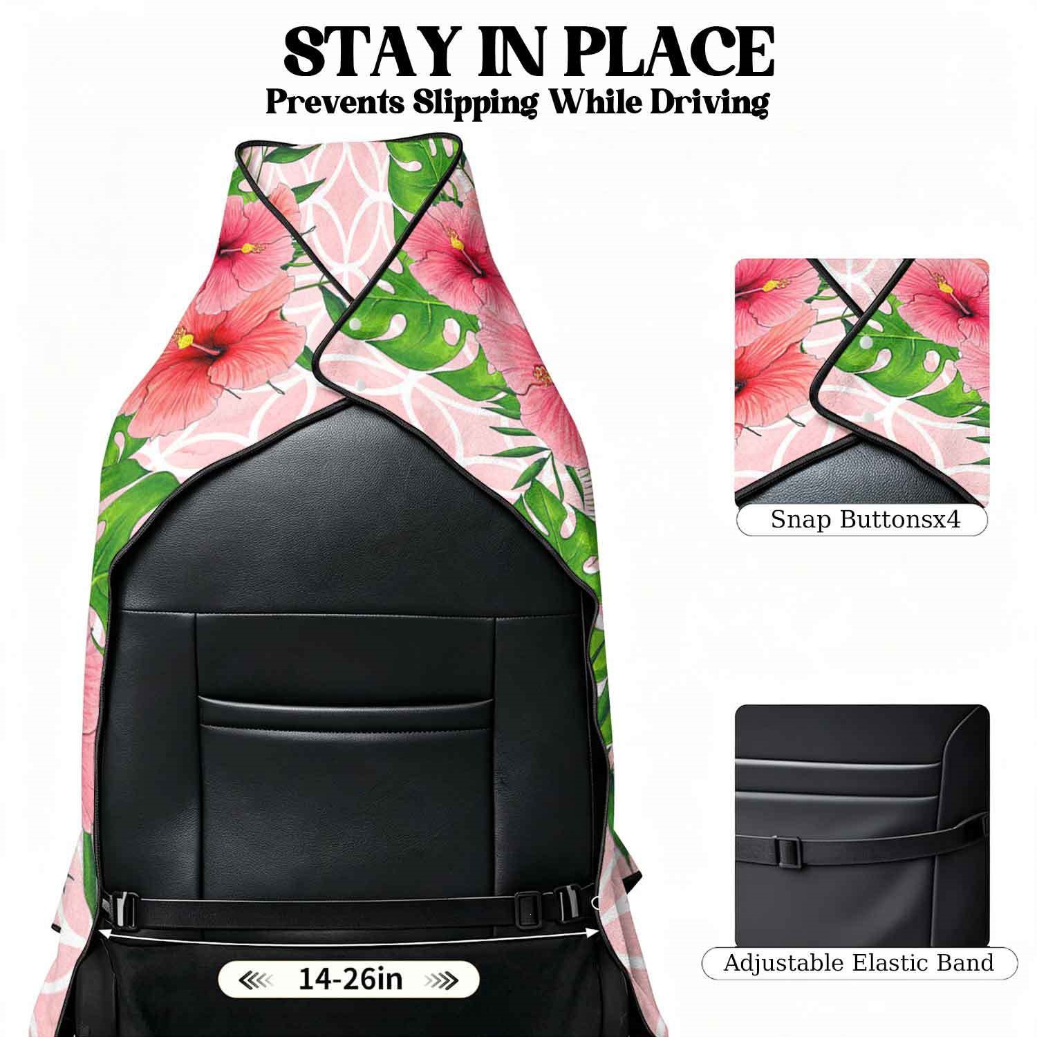 Summer bath towel and car seat cover 2-in-1, ultra-fine fiber outdoor beach and car dual-use universal seat cushion