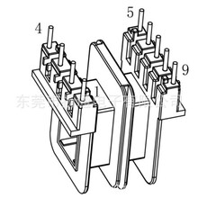 EI35��ѹ���Ǽ�EI36��ľ�Ǽ� ���bobbin˫����ʽ5+4�� 3511