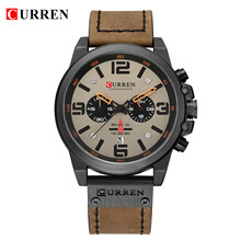 CURREN/�����8314��ʿ����Ƥ���ֱ� ��ˮ��������ʯӢ�����ֱ�