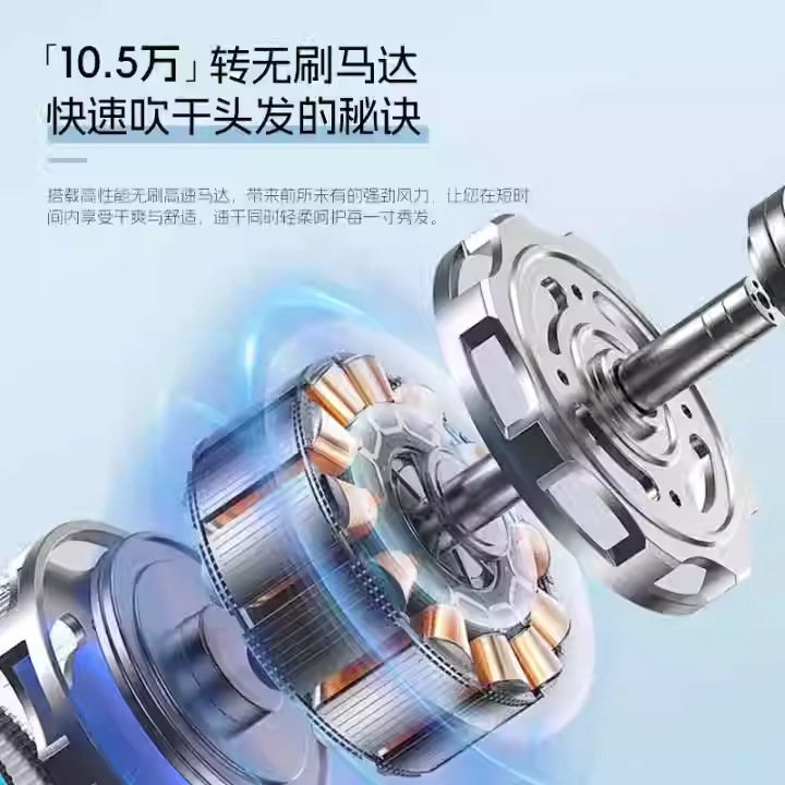 超人RD1675高速电吹风负离子家用大功率便携式护发吹风机中空大风|undefined