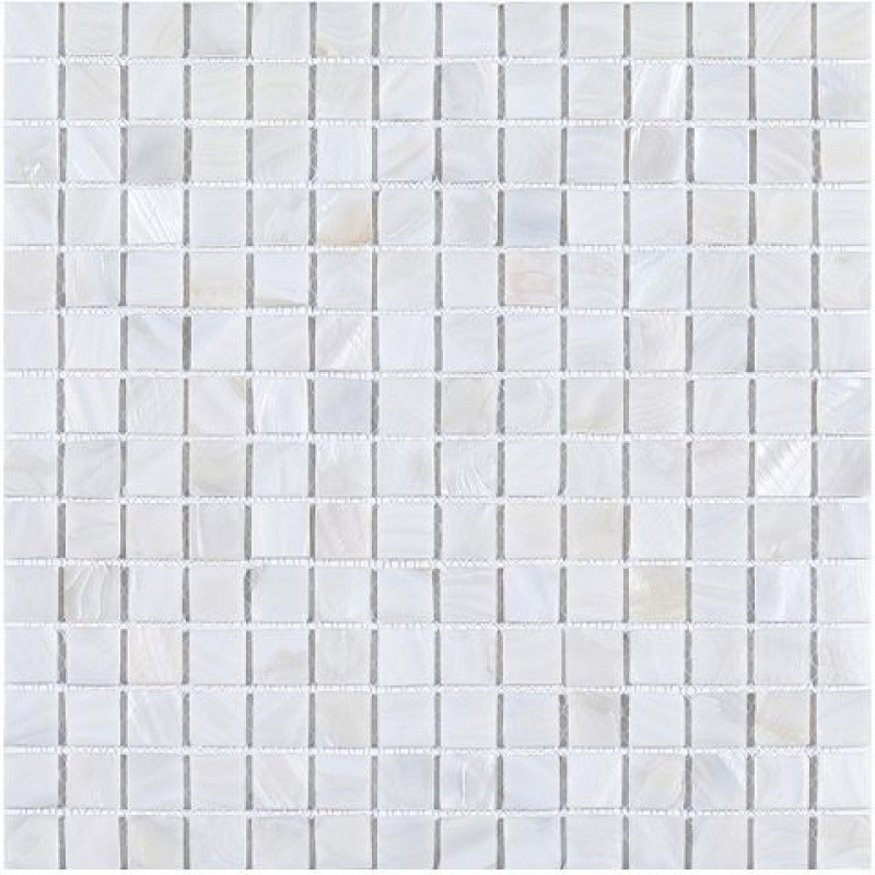 솔기가 있는 단일 입자 20개의 초백색 껍질 5개