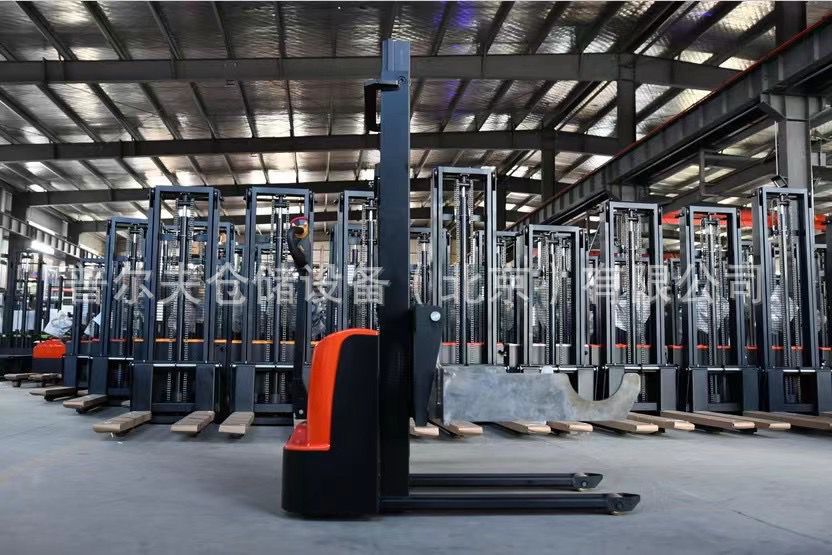 电动步行式经济型堆垛机小型托盘堆高机电瓶叉车搬运车支持非标做