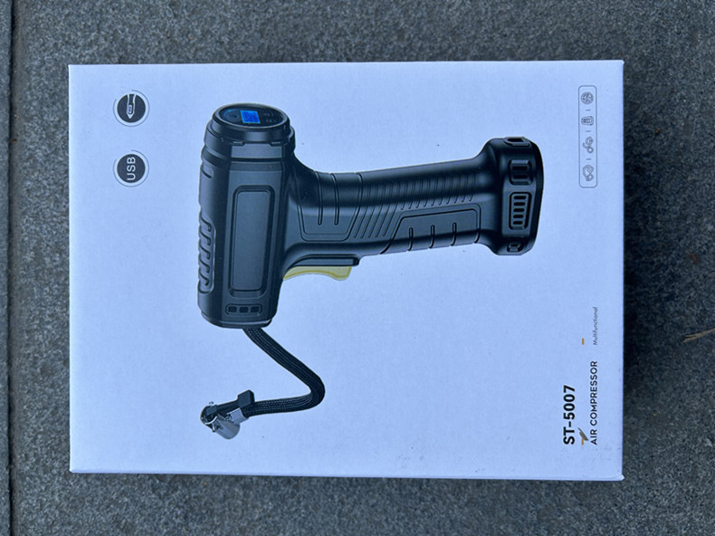 Handheld Car Inflator Pump Wireless Charging Intelligent Digital Display Household Car Electric Vehicle Portable Tire Inflator Pump