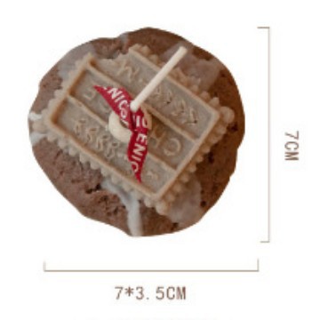 Galletas hechas a mano forma aromaterapia vela niños lindos amigo regalo decoración del hogar adornos